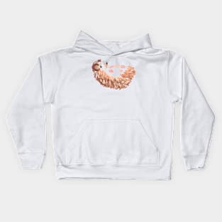 Rolly Polly Hedgehog Kids Hoodie